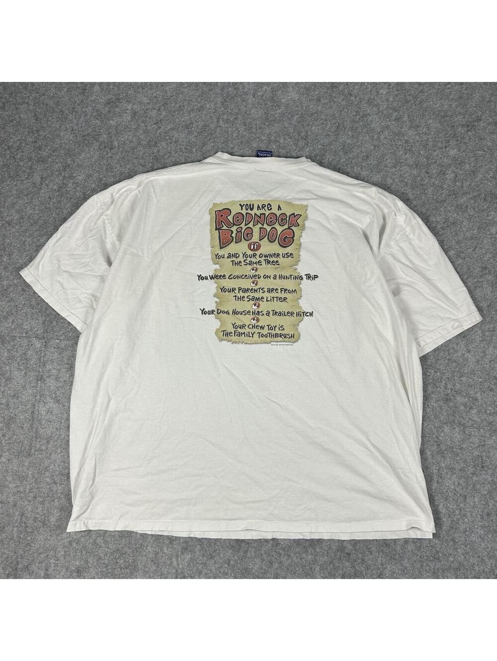 Vintage 90s Big Dogs Humor Comedy T Shirt Size 2XL XXL